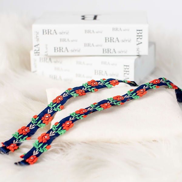 5 Pairs Floral Lace Bra Straps - Removable, Adjustable & Anti-Slip Decorative Straps For Tops & Dresses