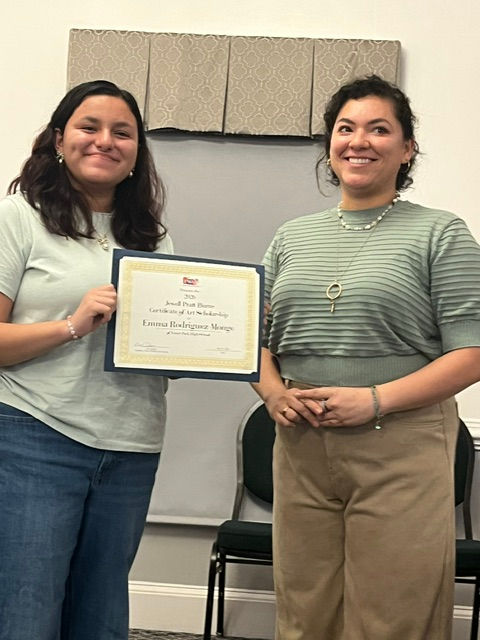 Emma with PWAS President, Ana