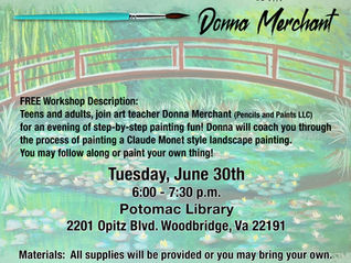 Acrylic Painting Class - June 30, 2026