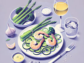 High-Protein Dinner: Garlic Butter Shrimp with Zucchini Noodles