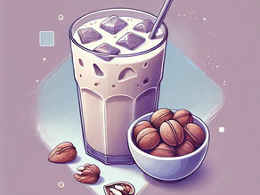 Peach Cobbler Protein Smoothie