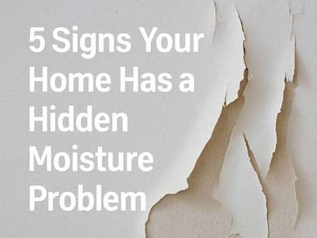 Close-up of peeling interior wall paint caused by hidden moisture problems in a home