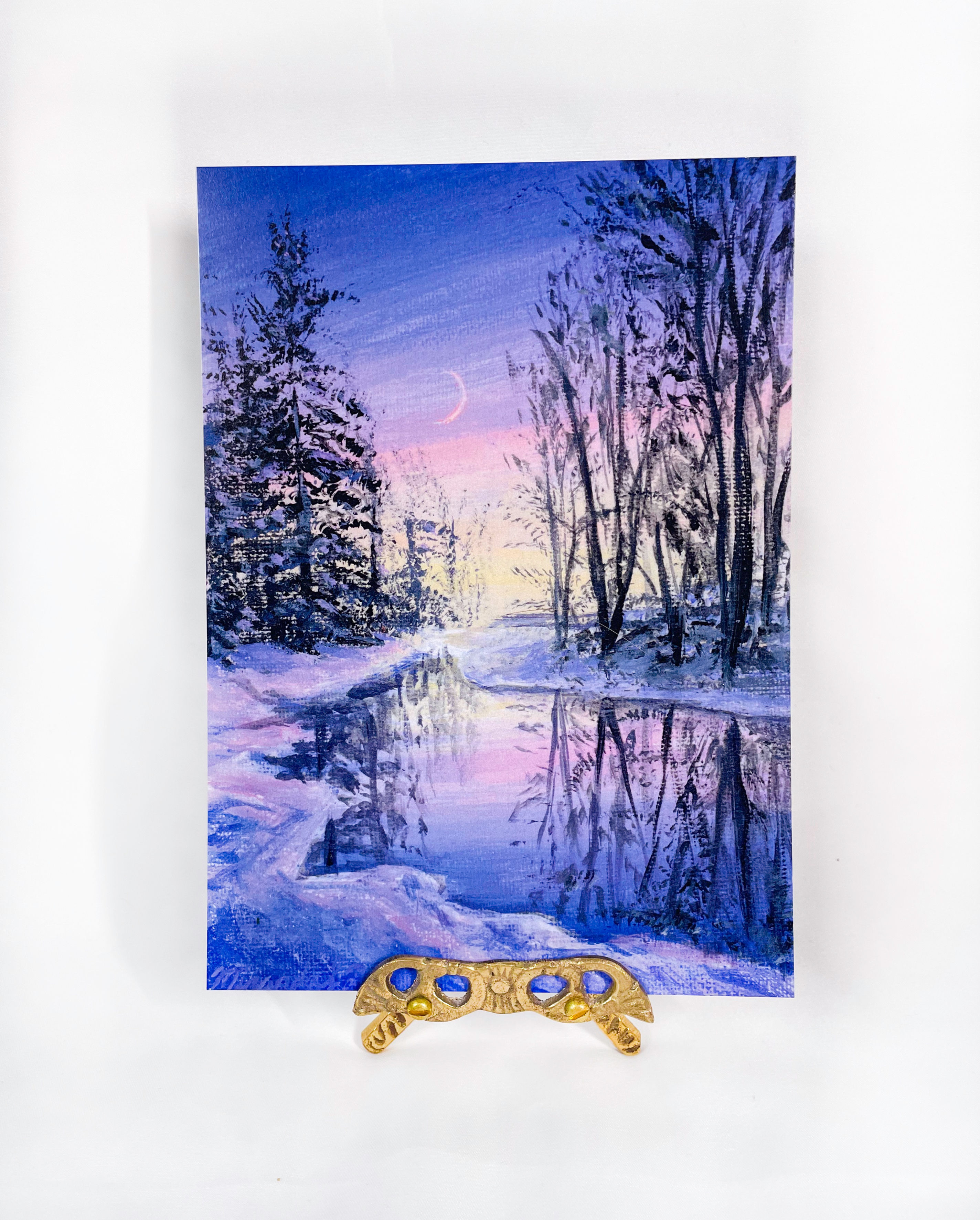 "Winter Dusk" print