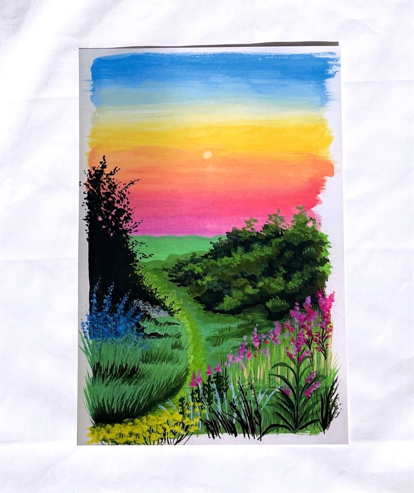 "Midsummer Haze" print