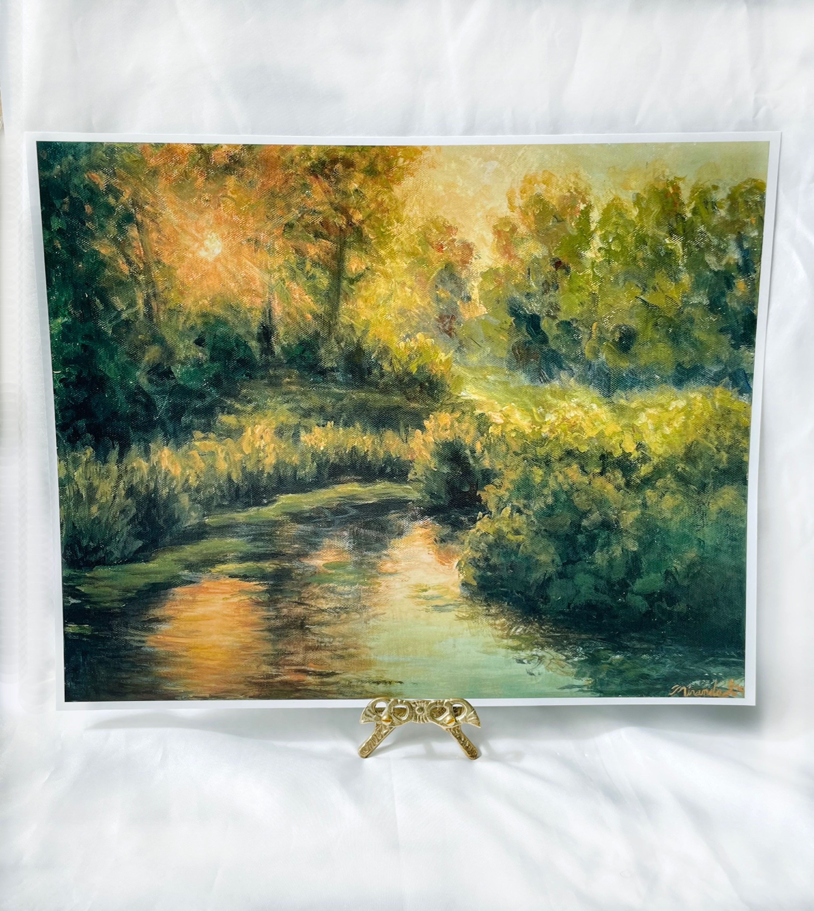 "Touched by the Light" print