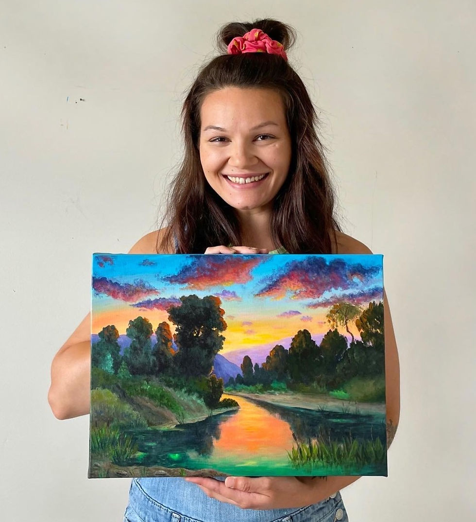 Thumbnail: Original “Better Days Ahead” canvas 
