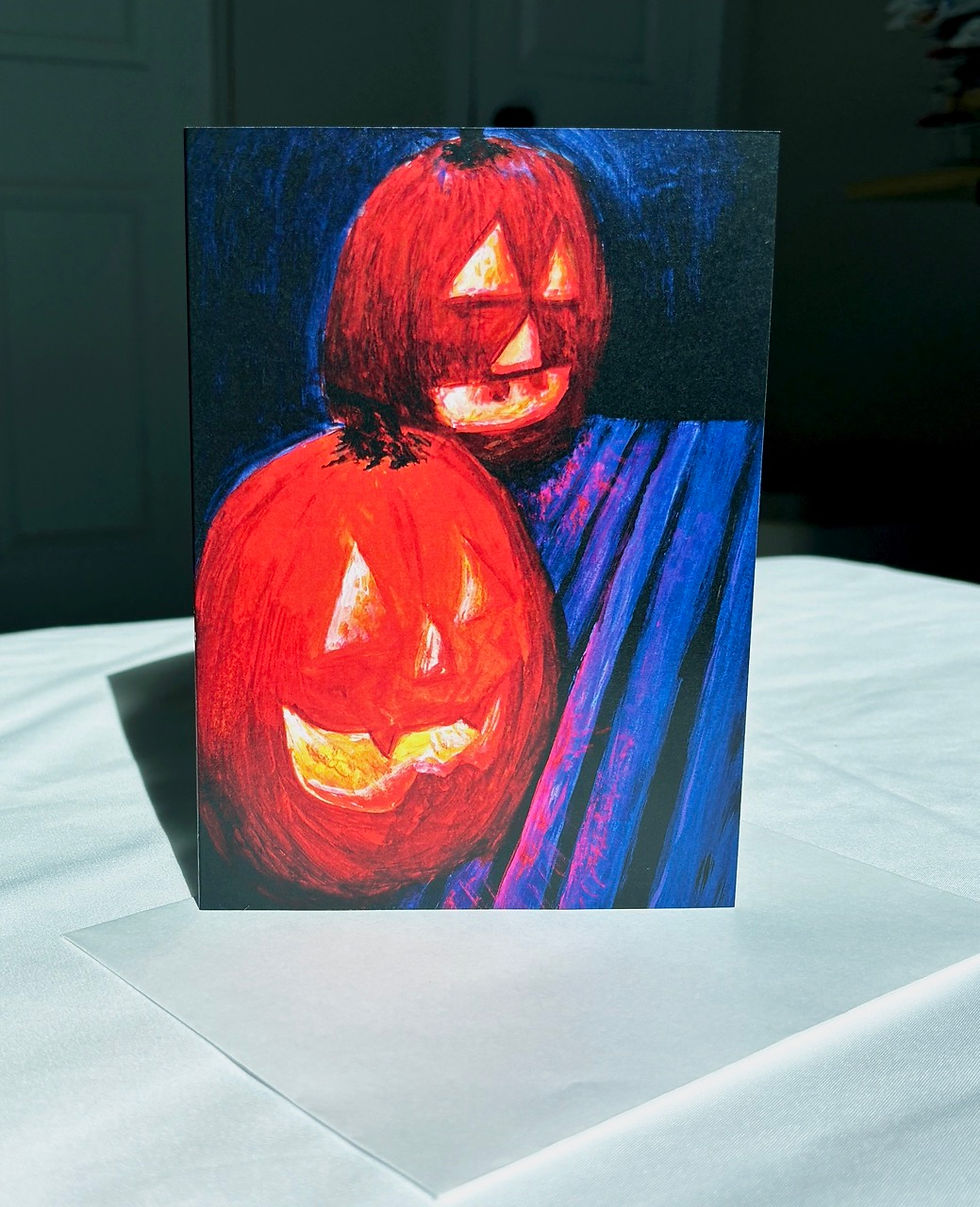 "Halloween Night" Folded Card