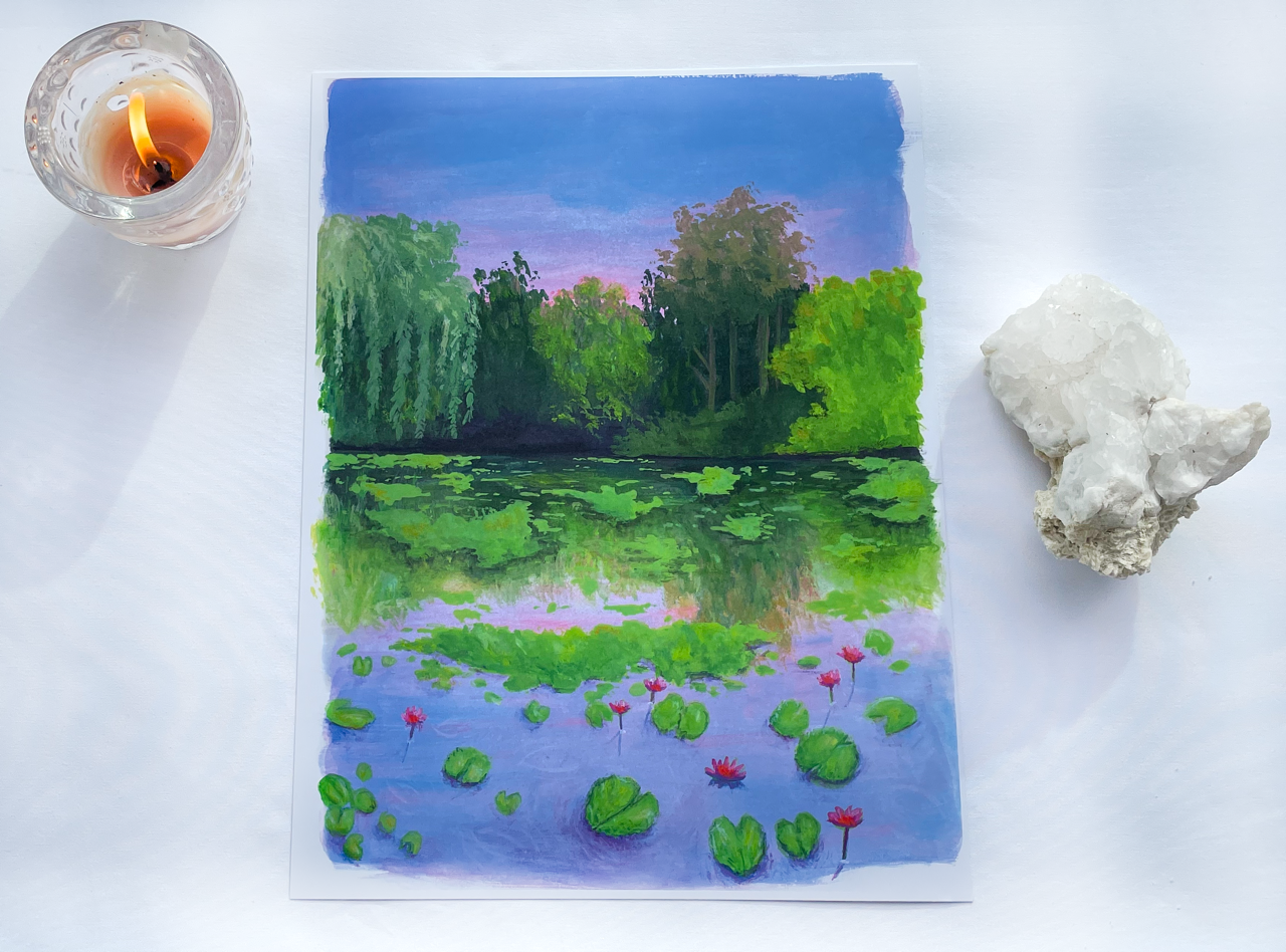 "Sticky August Evening" print