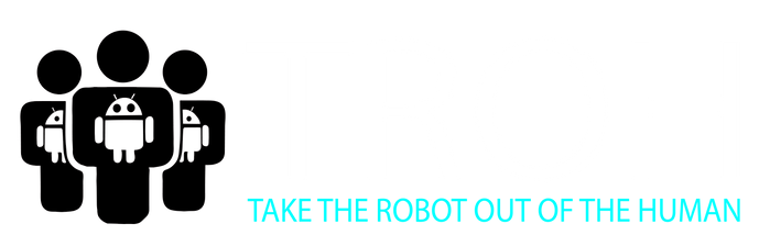 Take the Robot Out of the Human blue whi