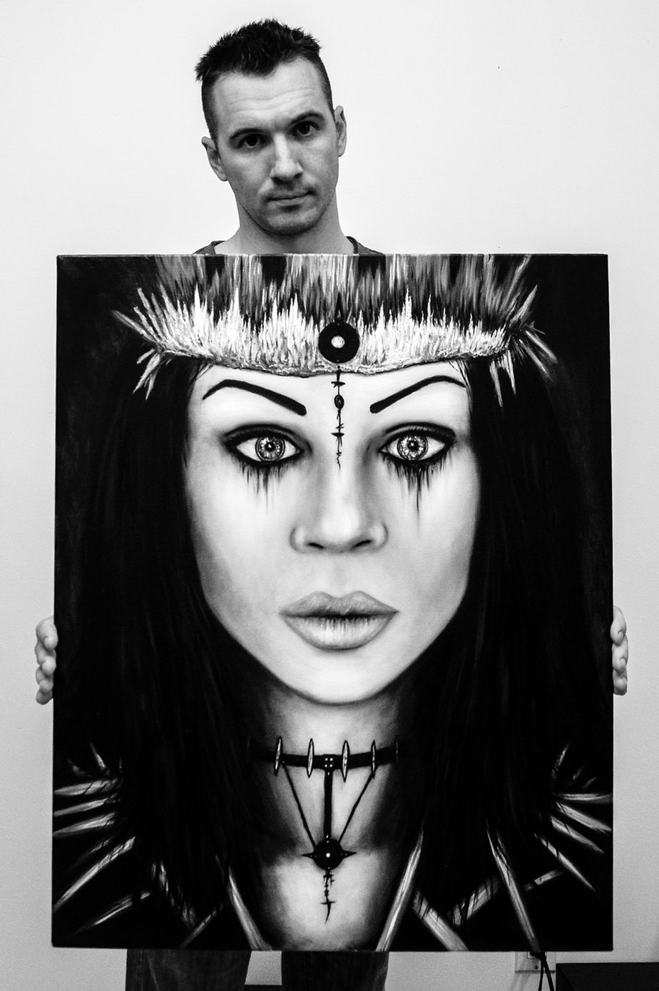 Me With an Oil Painting