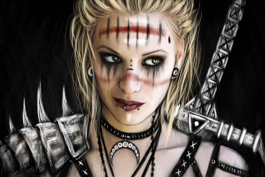 Unshaken: A Gothic Fantasy Portrait
