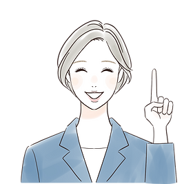 笑顔の女性
