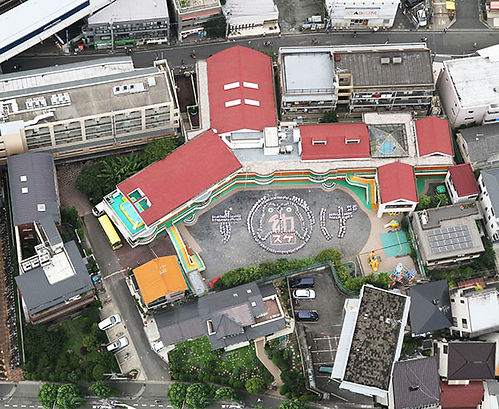 すげようちえん航空写真