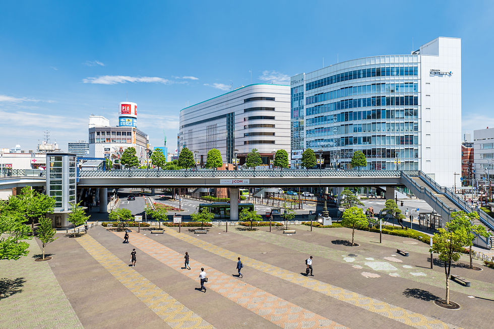 川口市内の様子