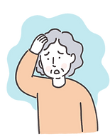 頭が痛い女性