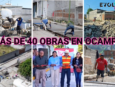 EN 2026 EL AYUNTAMIENTO DE OCAMPO ENTREGARÁ MÁS DE 40 OBRAS.