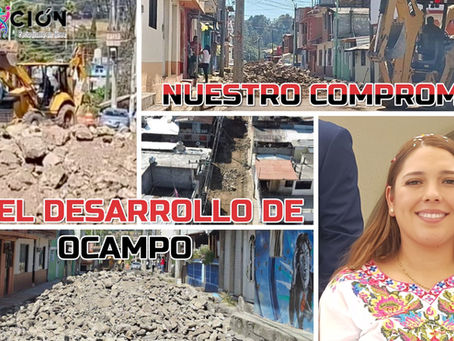 NUESTRO COMPROMISO ES CON EL DESARROLLO DE OCAMPO: LETY ARRIAGA.