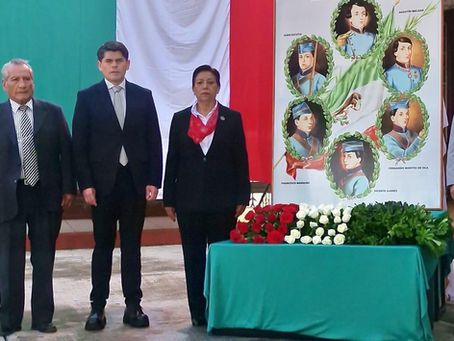 Toño Ixtláhuac acude al acto cívico por el CLXXVIII Aniversario de la Gesta Heroica de los Niños Héroes