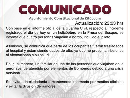 COMUNICADO OFICIAL