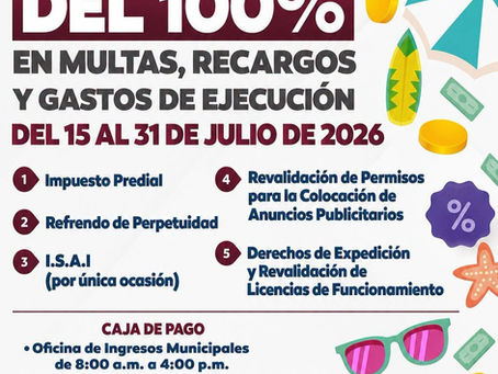 Aprovecha el programa de descuentos en multas, recargos y gastos de ejecución