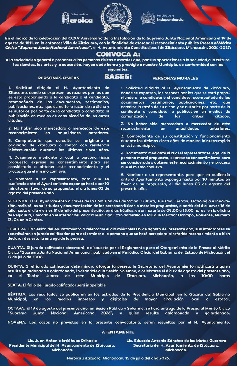 Convocatoria SJNA  