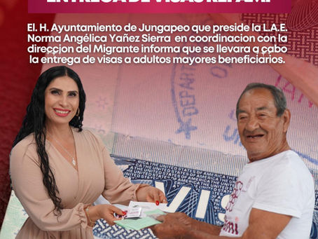 ENTREGA DE VISAS REFAMI EN LA FERIA DEL BIENESTAR