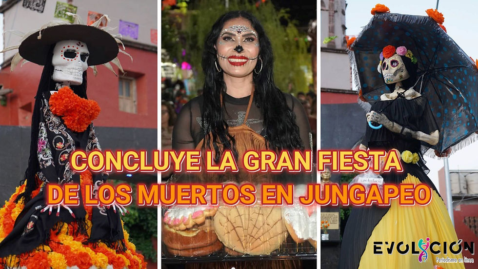 CONCLUYÓ LA GRAN FIESTA DE MUERTOS EN JUNGAPEO.