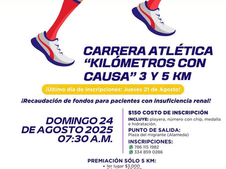 Carrera Atlética con causa en Hidalgo