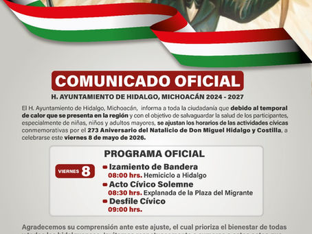 Comunicado oficial