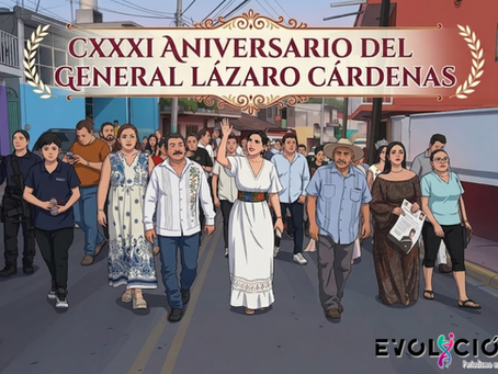 NORMA YÁÑEZ REALIZA PEGA DE BANDO EN LA TENENCIA “LÁZARO CÁRDENAS”.