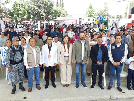INAUGURA LETY ARRIGA FERIA DEL BIENESTAR.