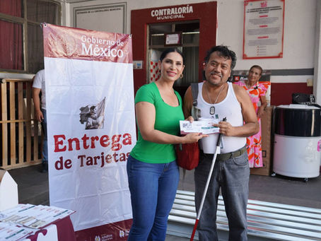 ENTREGA DE TARJETAS | PENSIÓN PARA EL BIENESTAR DE PERSONAS CON DISCAPACIDAD