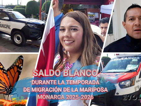 SALDO BLANCO DURANTE LA TEMPORADA DE MIGRACIÓN DE LA MARIPOSA MONARCA 2025-2026