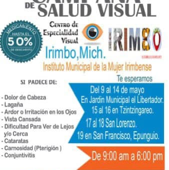 Campaña de Salud Visual en Irimbo