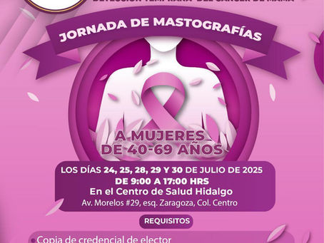 Jornada de Mastografías Gratuitas