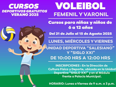 Cursos Deportivos Gratuitos de Verano 2025