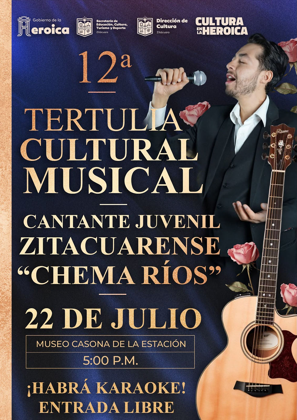 Te invitamos a la 12.ª Tertulia Cultural Musical