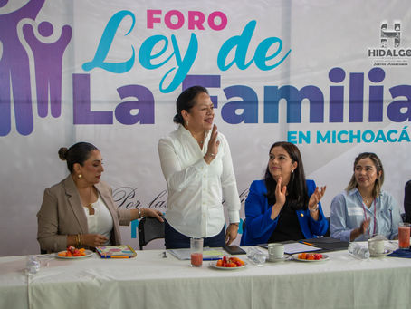 Jeovana Alcántar, asistió al Foro “Ley de la Familia en Michoacán"