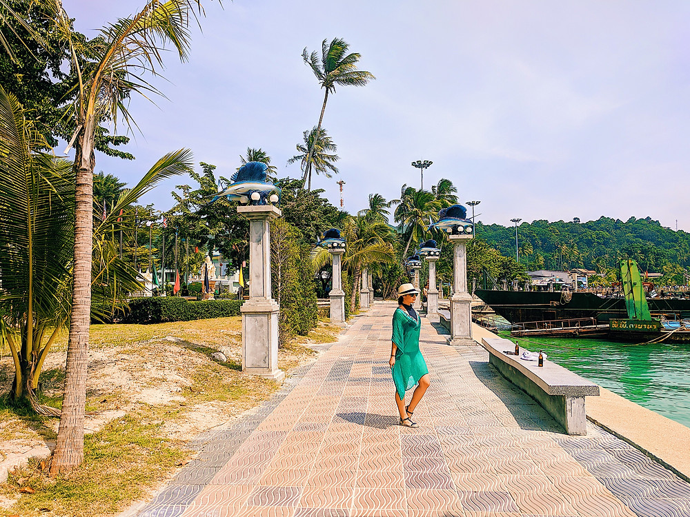 Lindsay at the Phi Phi Islands