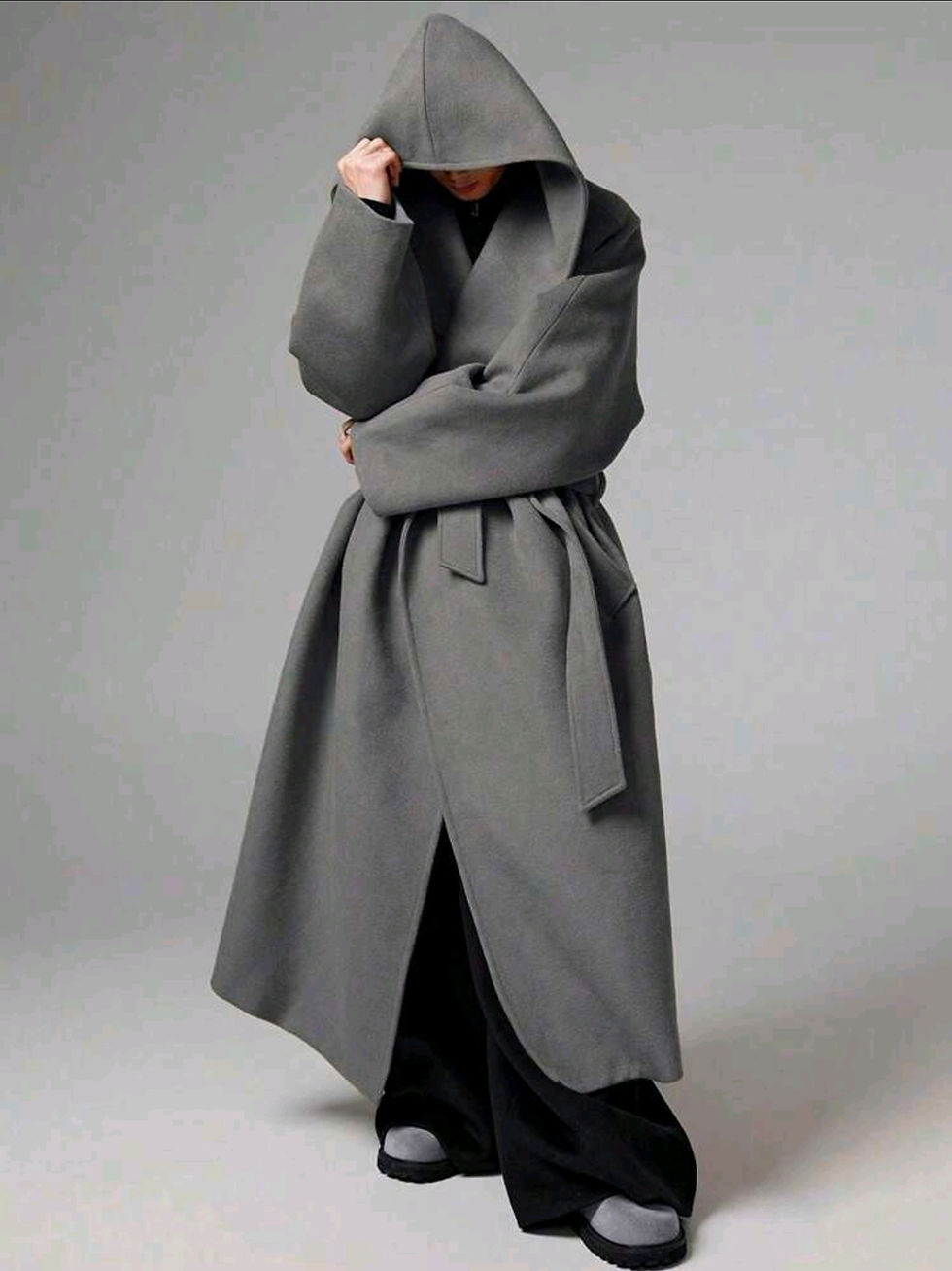 Thumbnail: Men's Casual Solid Color Hooded Long Sleeve Trench Coat - Autumn/Winter Essentia