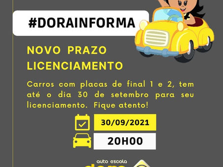 Novo Prazo Licenciamento
