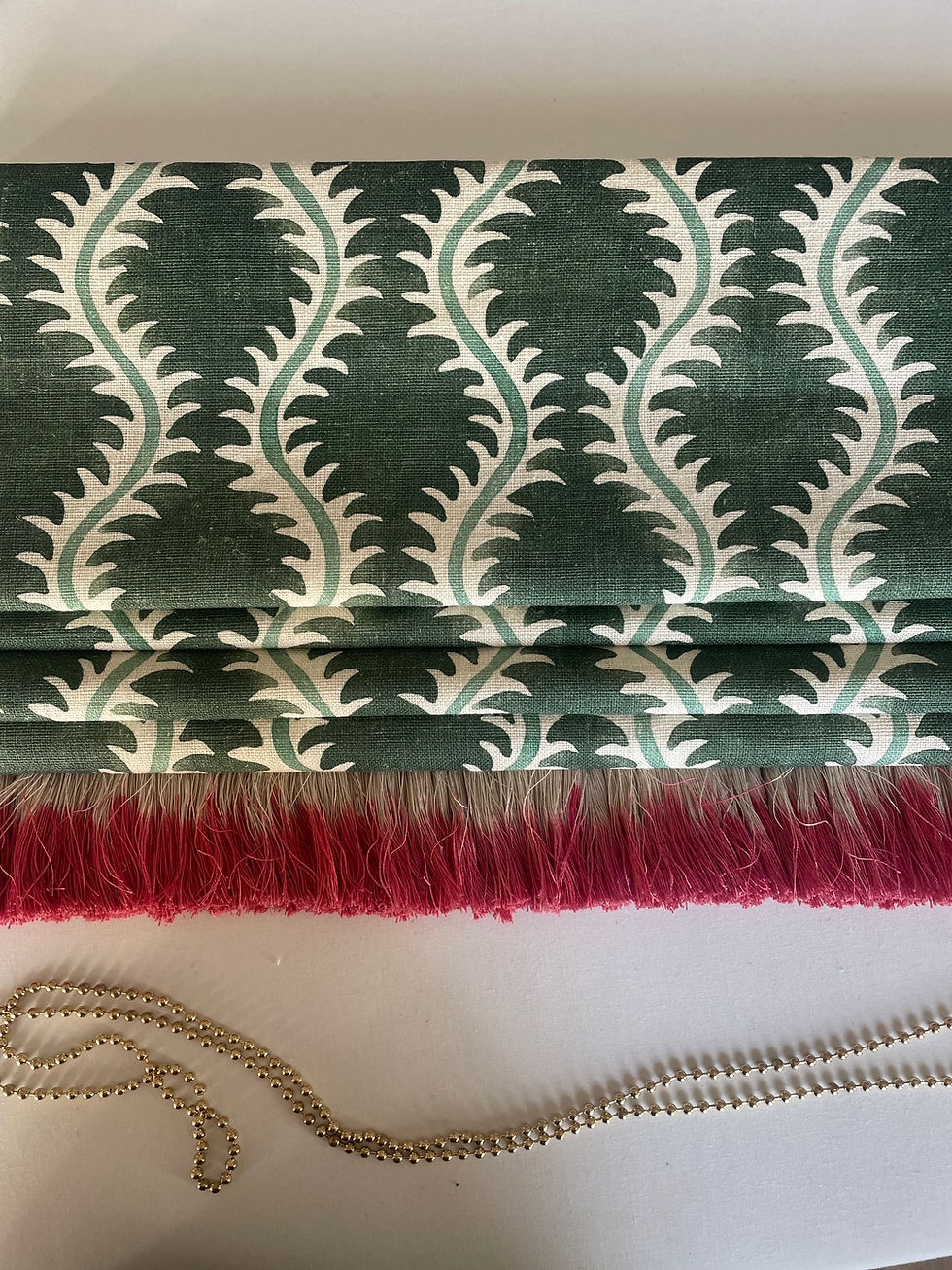 Thumbnail: Linwood Helter Skelter Green - Roman Blind - Various Colours