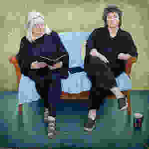 'The Poets', Claire Eastgate's double portrait of Gillian Clarke and Carol Ann Duffy