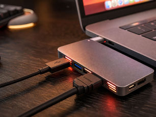 USB Hub connected in a notebook