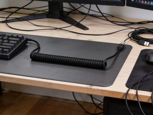Pc Cables over a desk