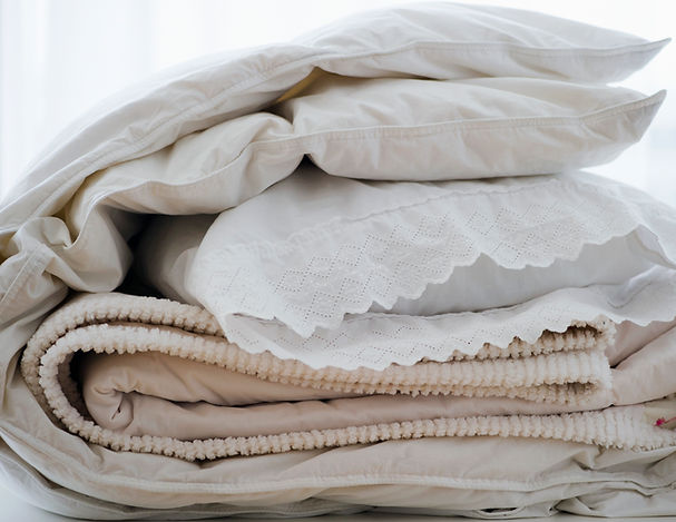 Stacked White Linens