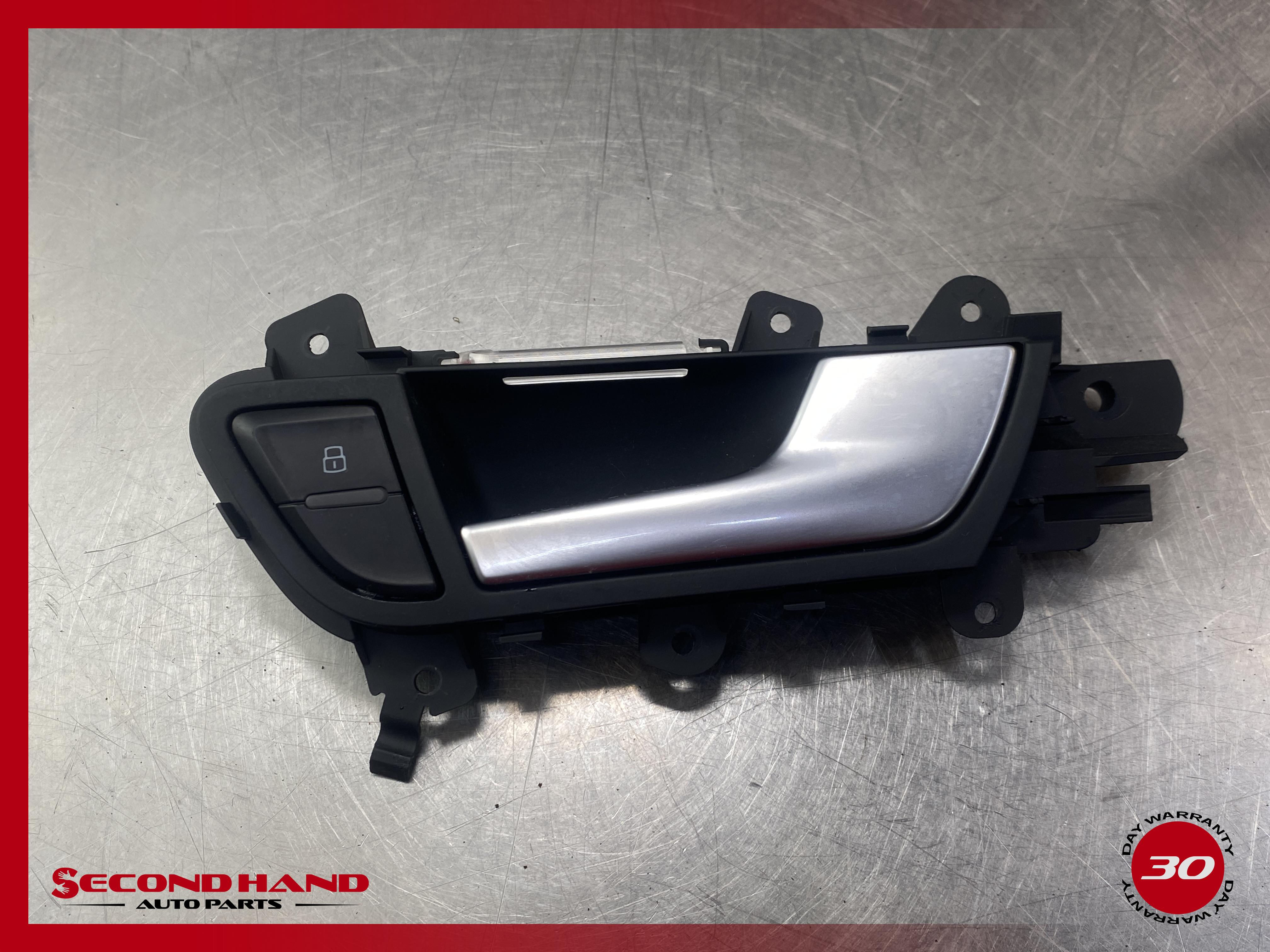 2009-2016 Audi A4 Rear Right Side Interior Inner Door Handle Assembly 8K0-839-02