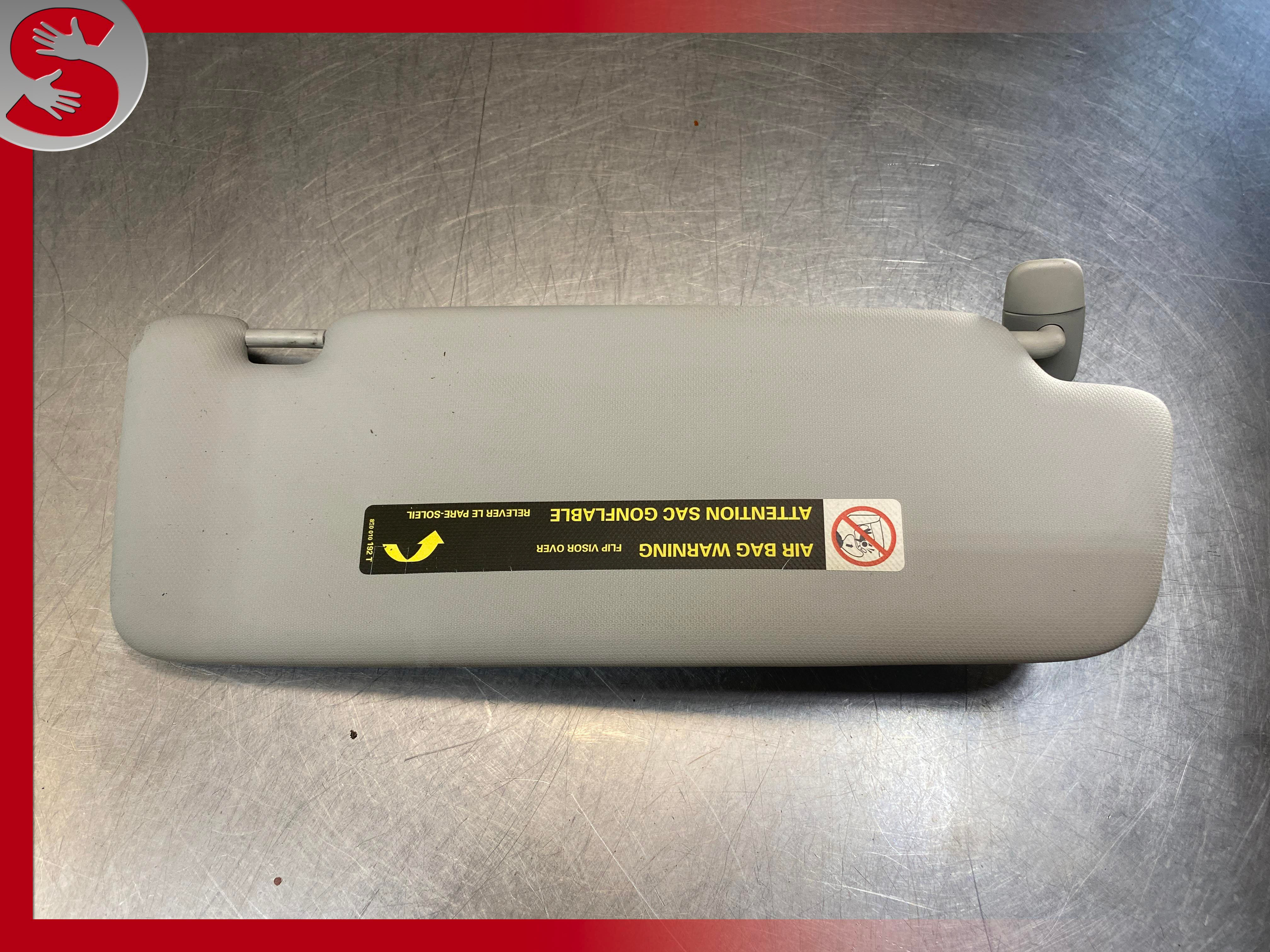 08-16 AUDI B8 A4 S4 RS4 SEDAN WAGON RIGHT PASSENGER WINDSHIELD SUN VISOR OEM