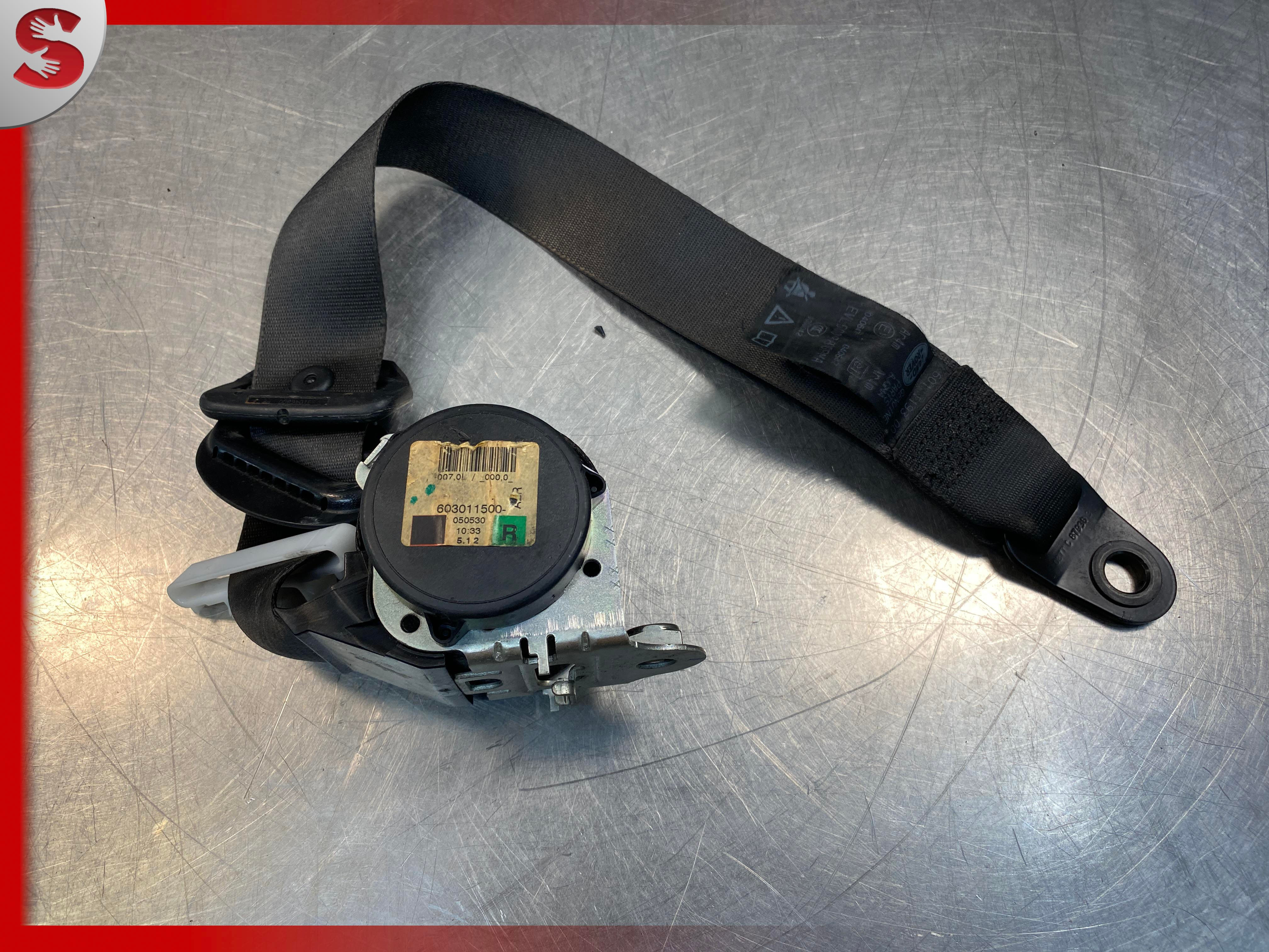 2010 2011 2012 2013 LAND ROVER LR4 RIGHT REAR SEAT BELT 2ND ROW 603011500