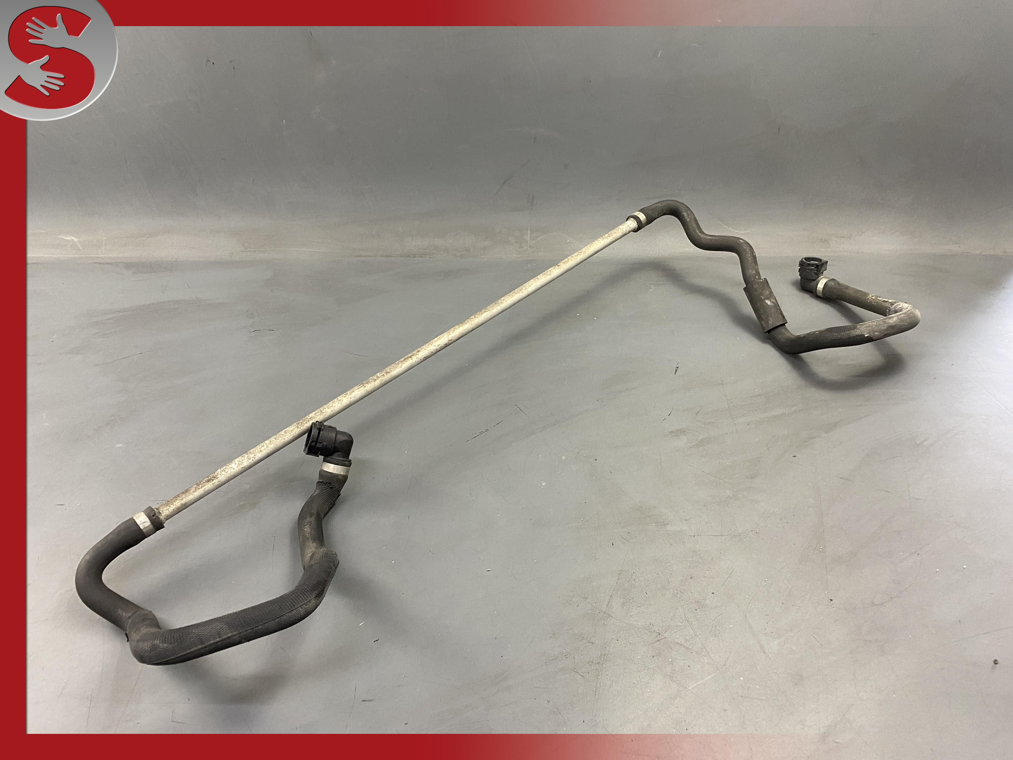 11-19 BMW 535i xDrive F10 Engine Radiator Lower Water Coolant Hose Pipe Line OEM